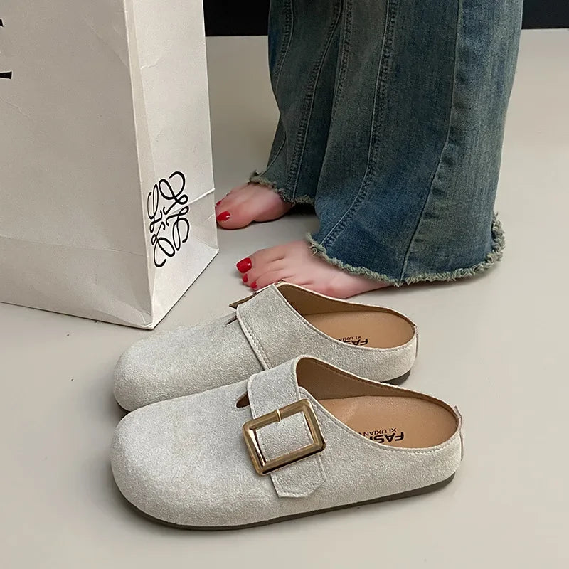 sabot fermé en cuir