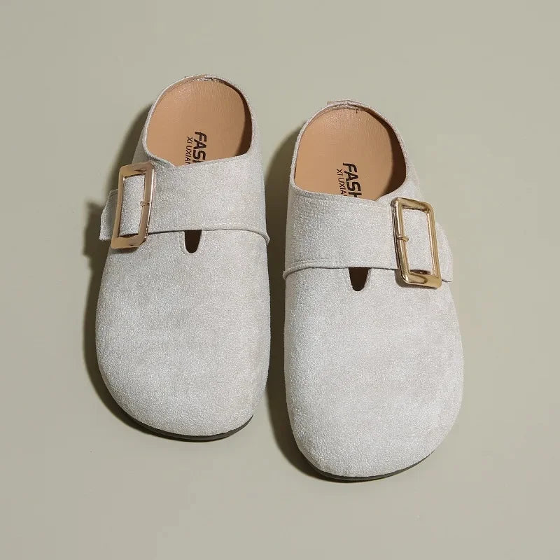 sabot pour femme en cuir Suède