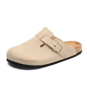 Sabot en cuir Suède Boston fermé