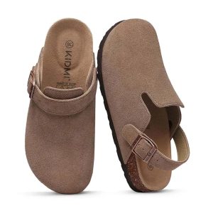 sabot cuir Suède Oslo fermé marron