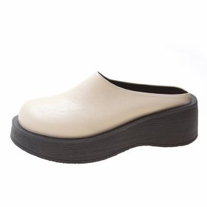 sabot cuir Suède Ischia