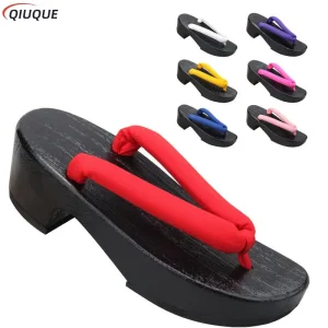 Sabot Femme Bois Talon Léger