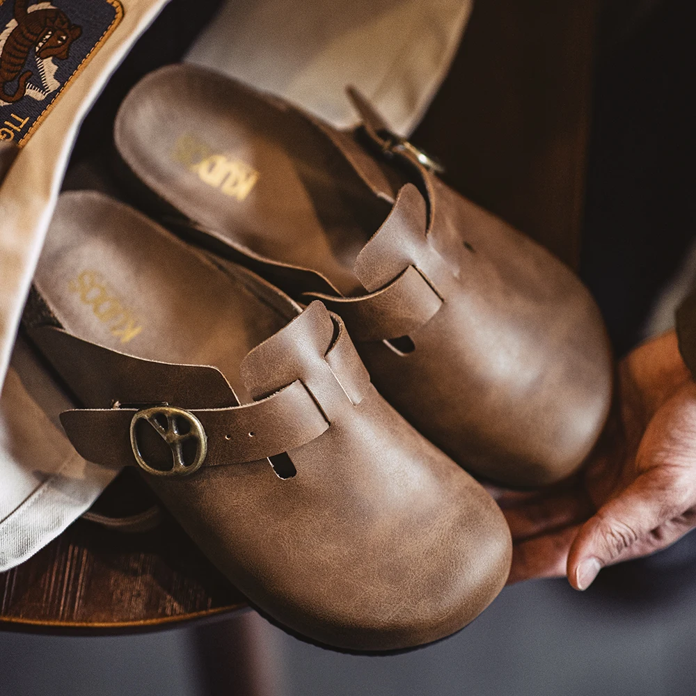 chaussure daim de vache homme
